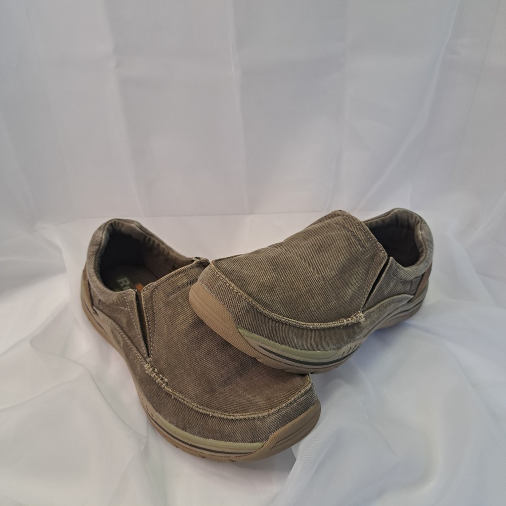 Skechers Men's Sz 8.5 Relaxed Fit Creston Moseco Slip-On Sneakers Comfort Casual